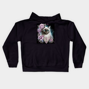 Flawless Ragdoll Cat Kids Hoodie